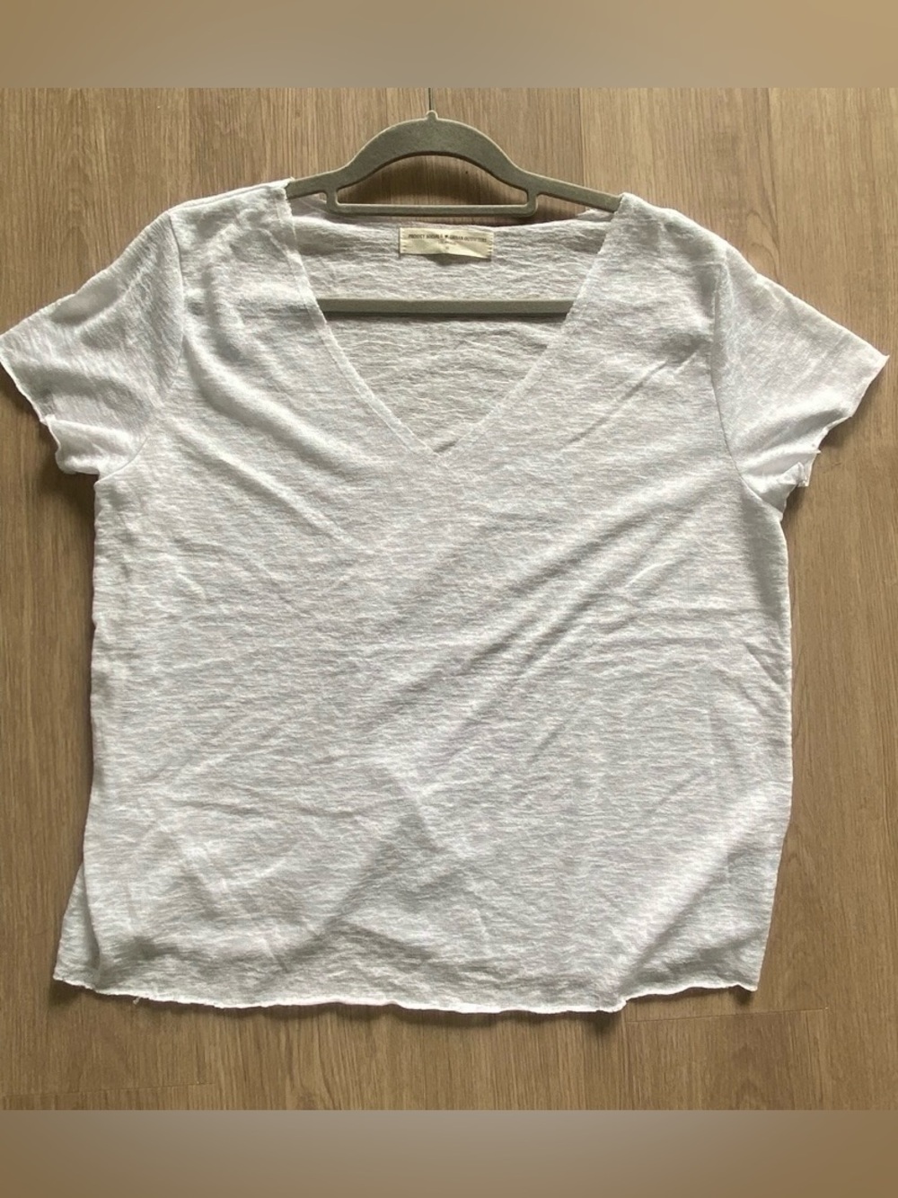 NWOT - Project Social T (Urban Outfitters) Classic White V-Neck Women's Tee